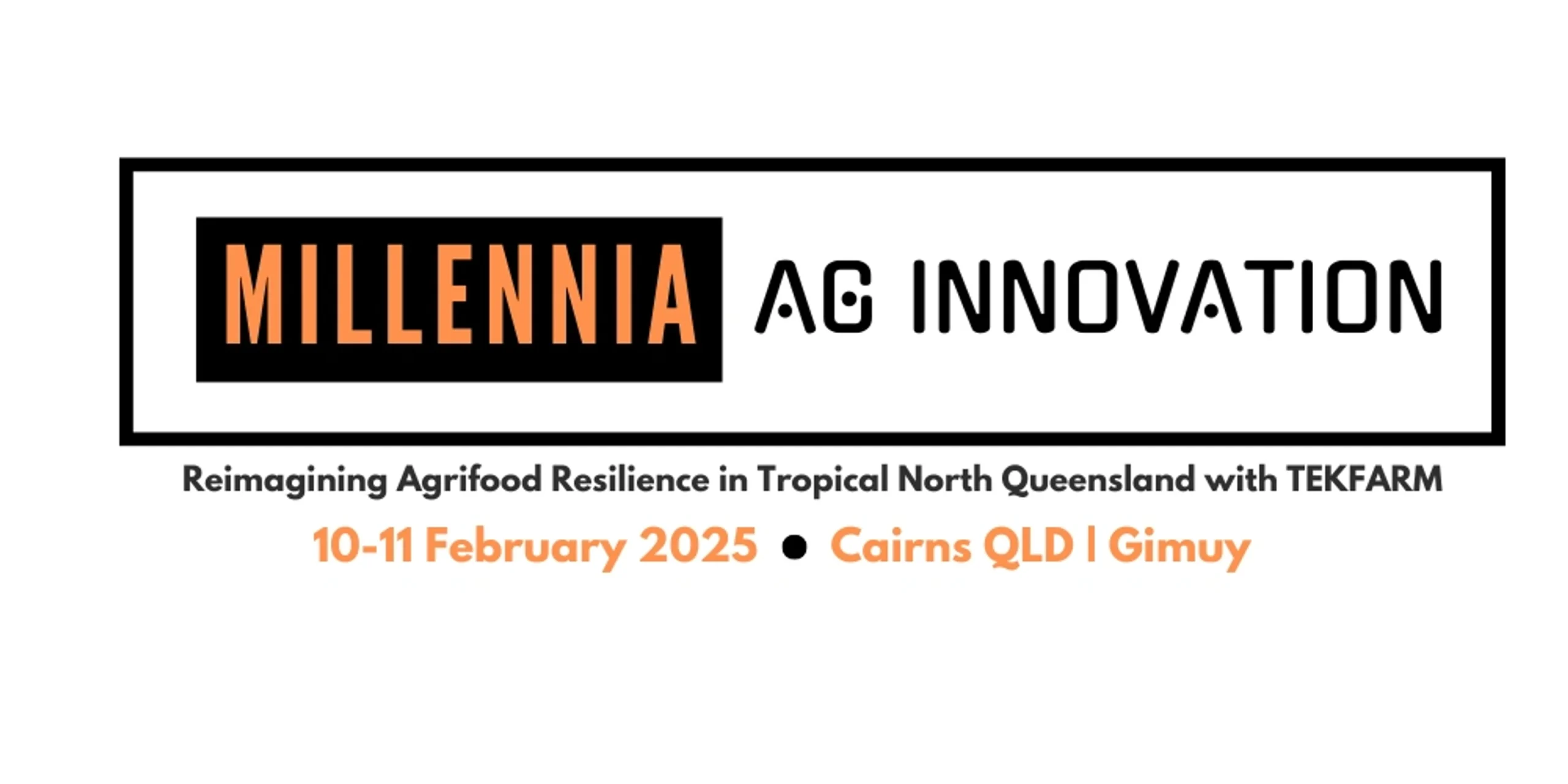 Millennia Ag Innovation event logo